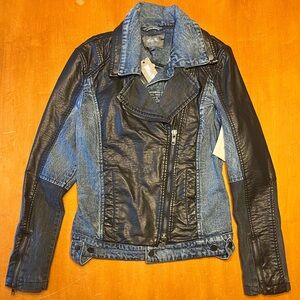 Miss Me Denim and Leather Jacket